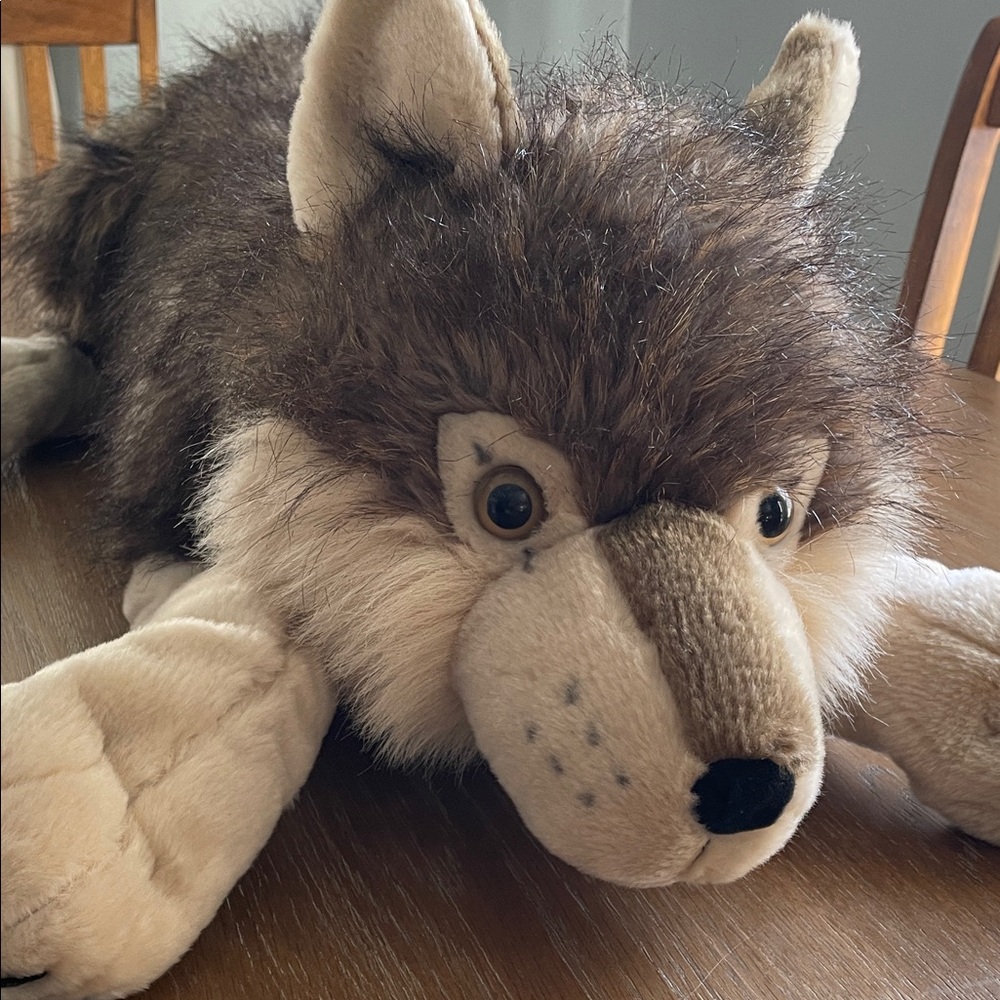 Wild Republic large stuffed wolf